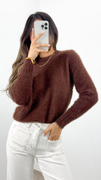 DOMINIQUE KNIT - CHOCOLATE