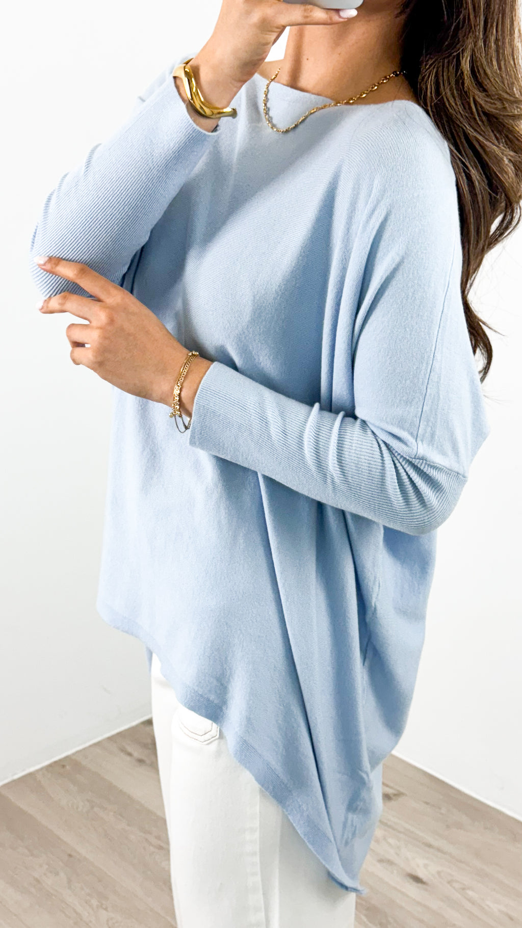 TESSA KNIT - LIGHT BLUE
