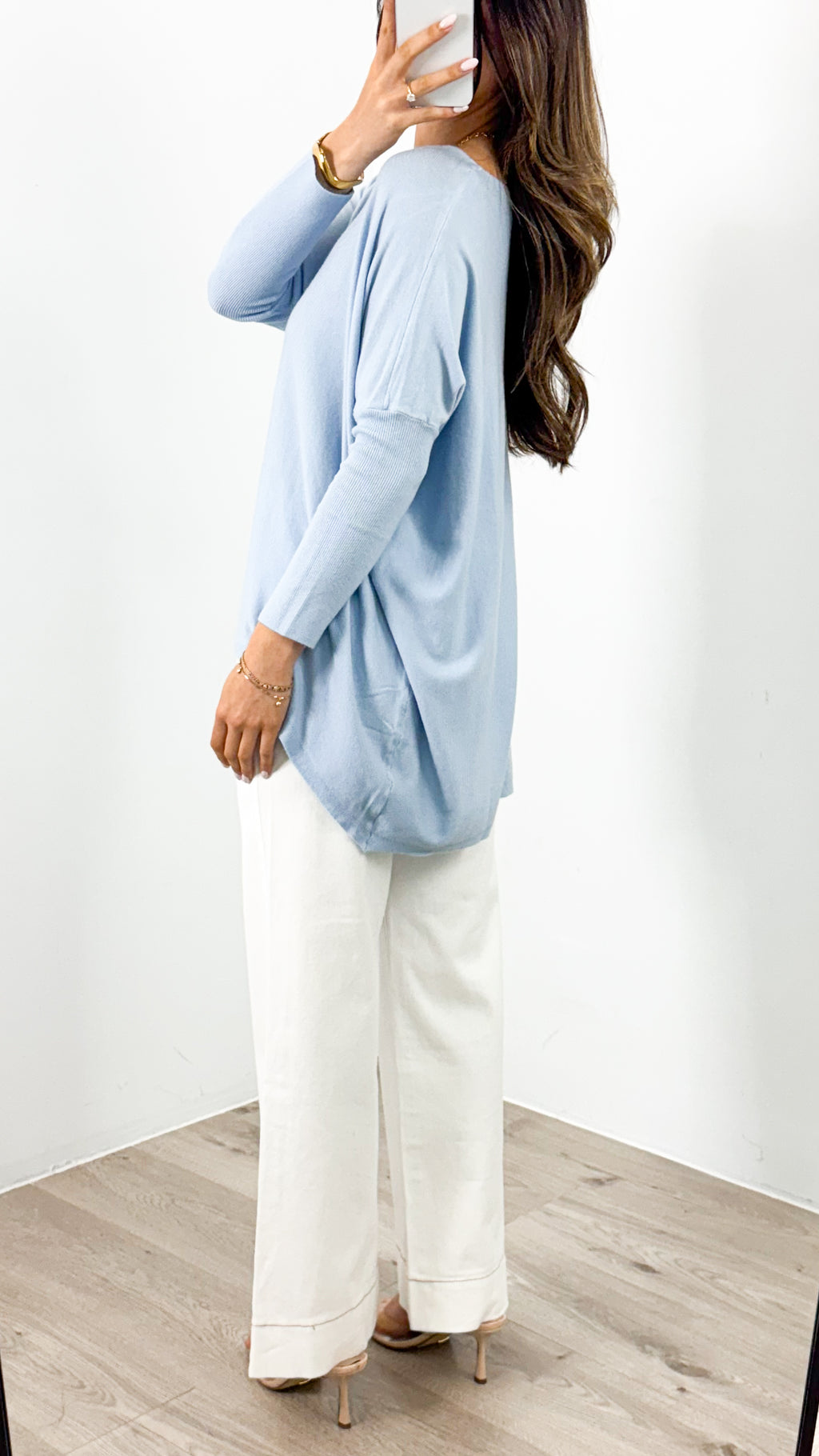 TESSA KNIT - LIGHT BLUE