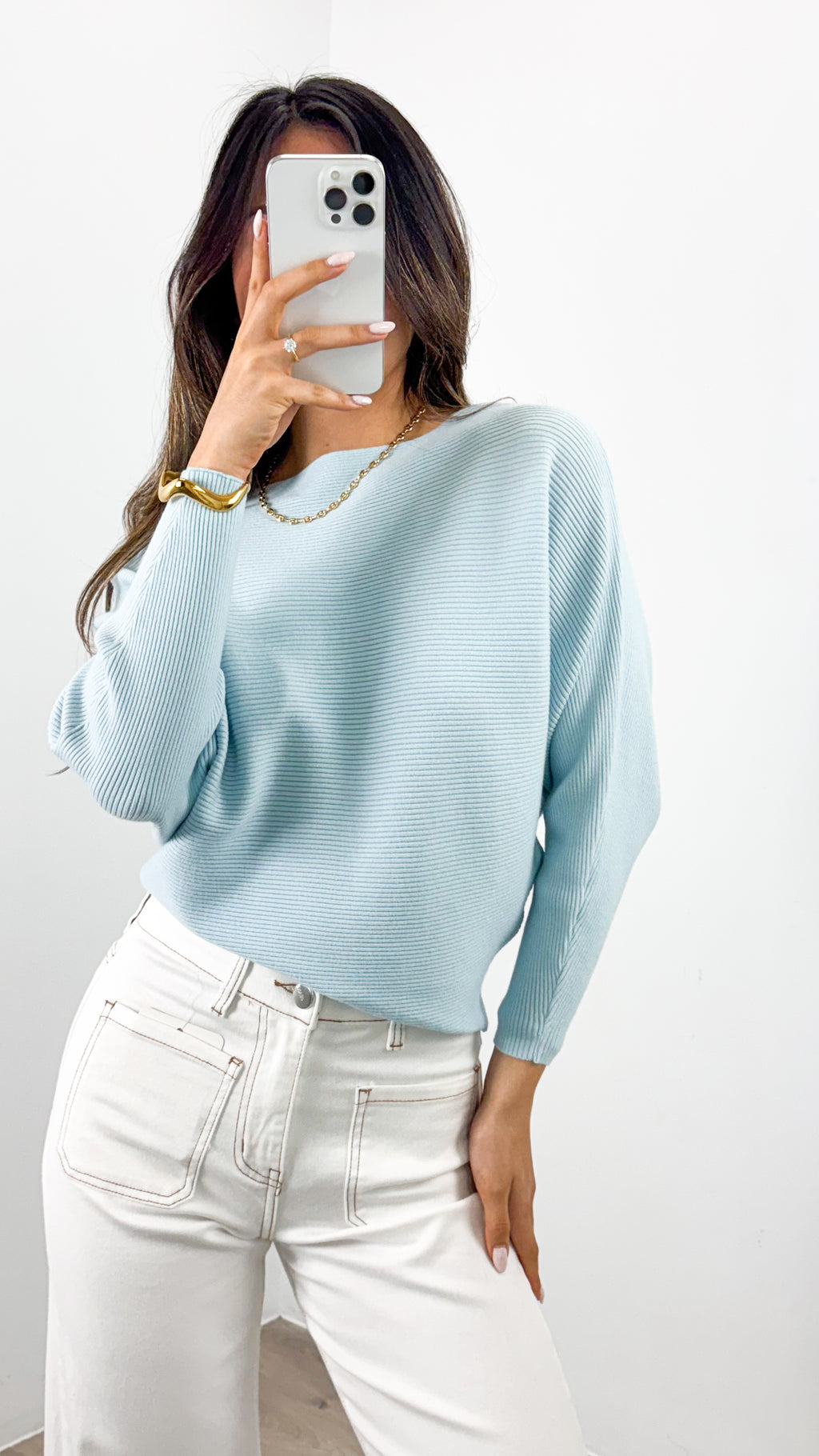 MONA KNIT - ICE BLUE