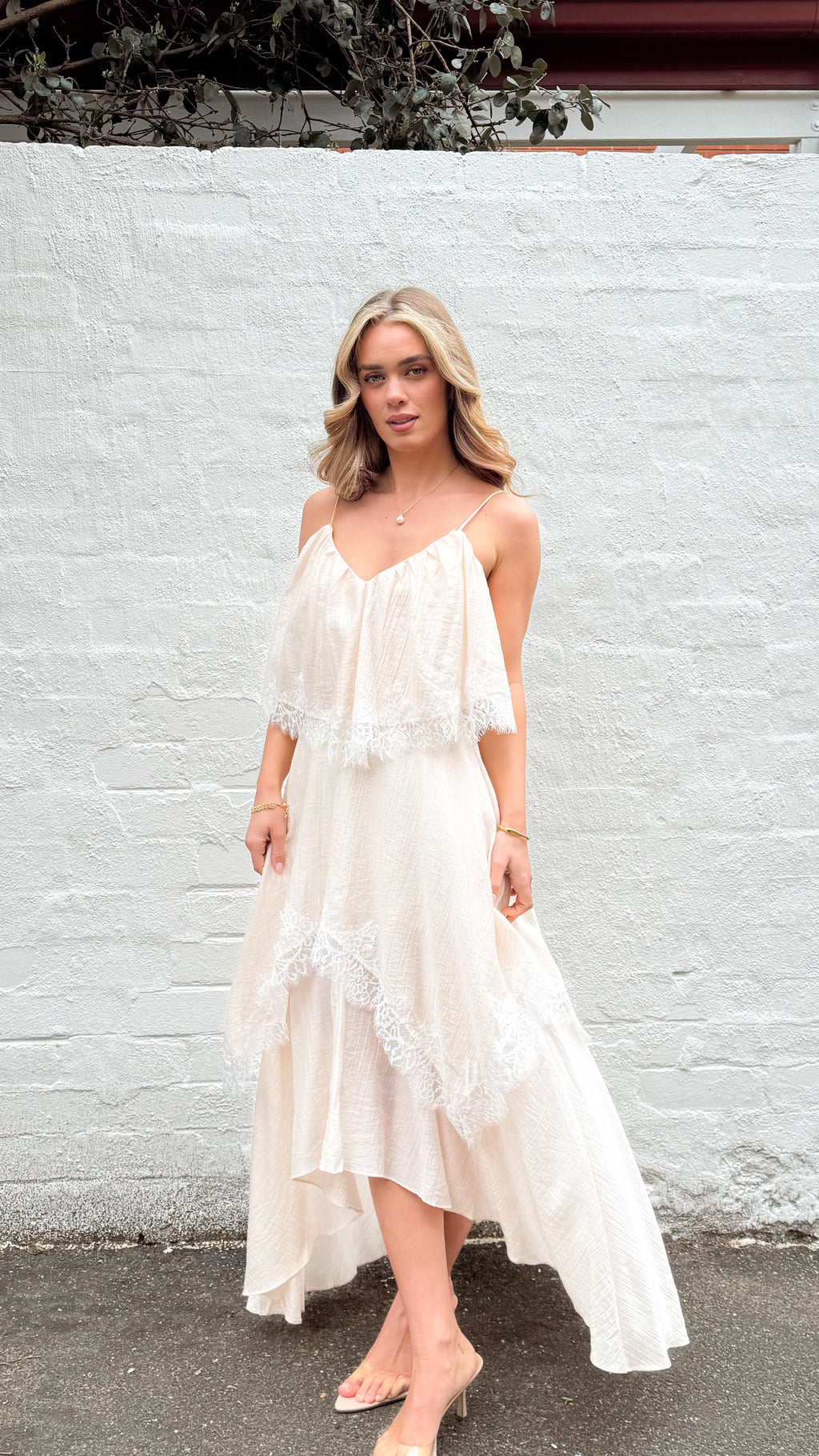 CHLOE DRESS - CREAM