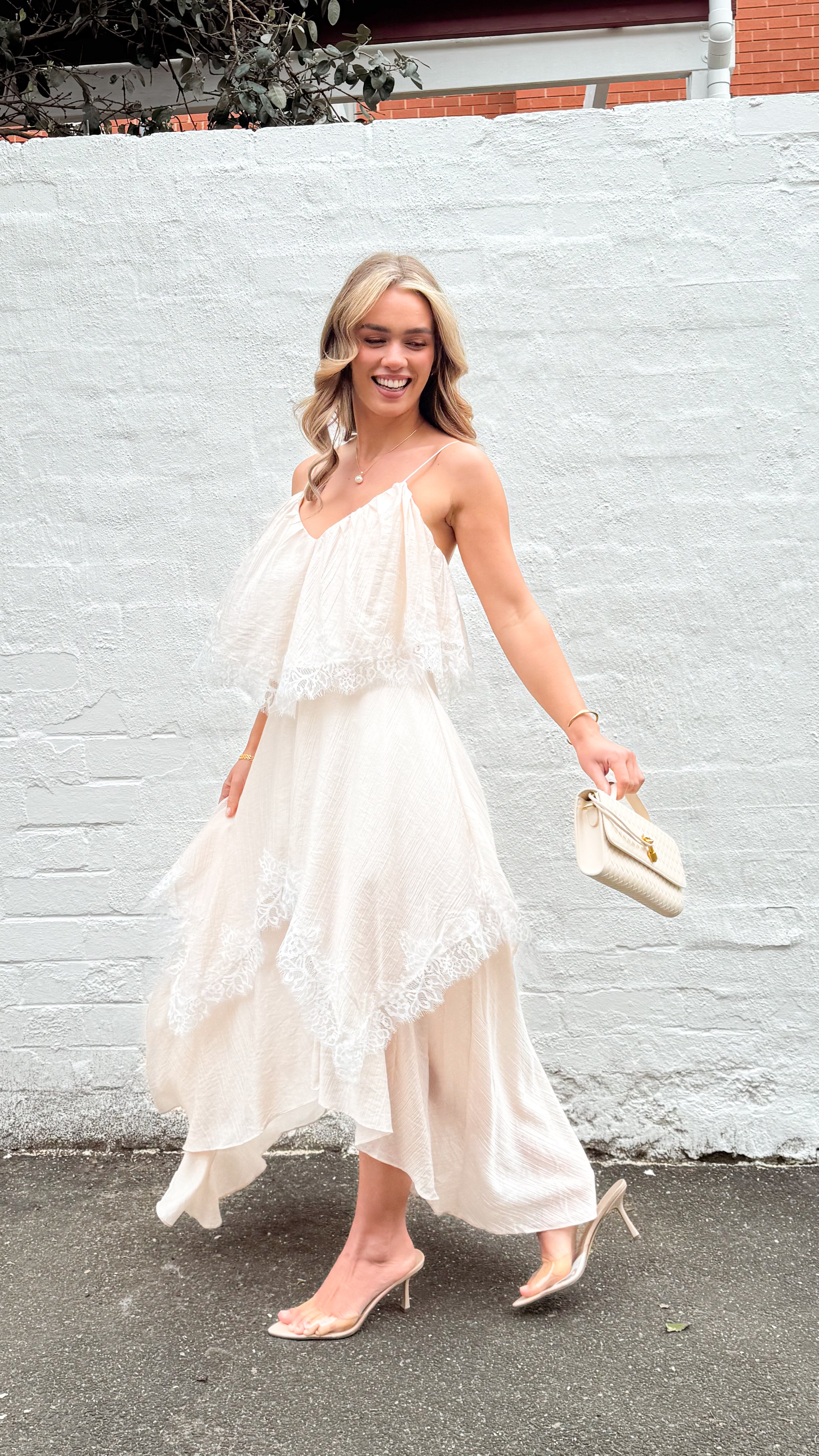 CHLOE DRESS - CREAM