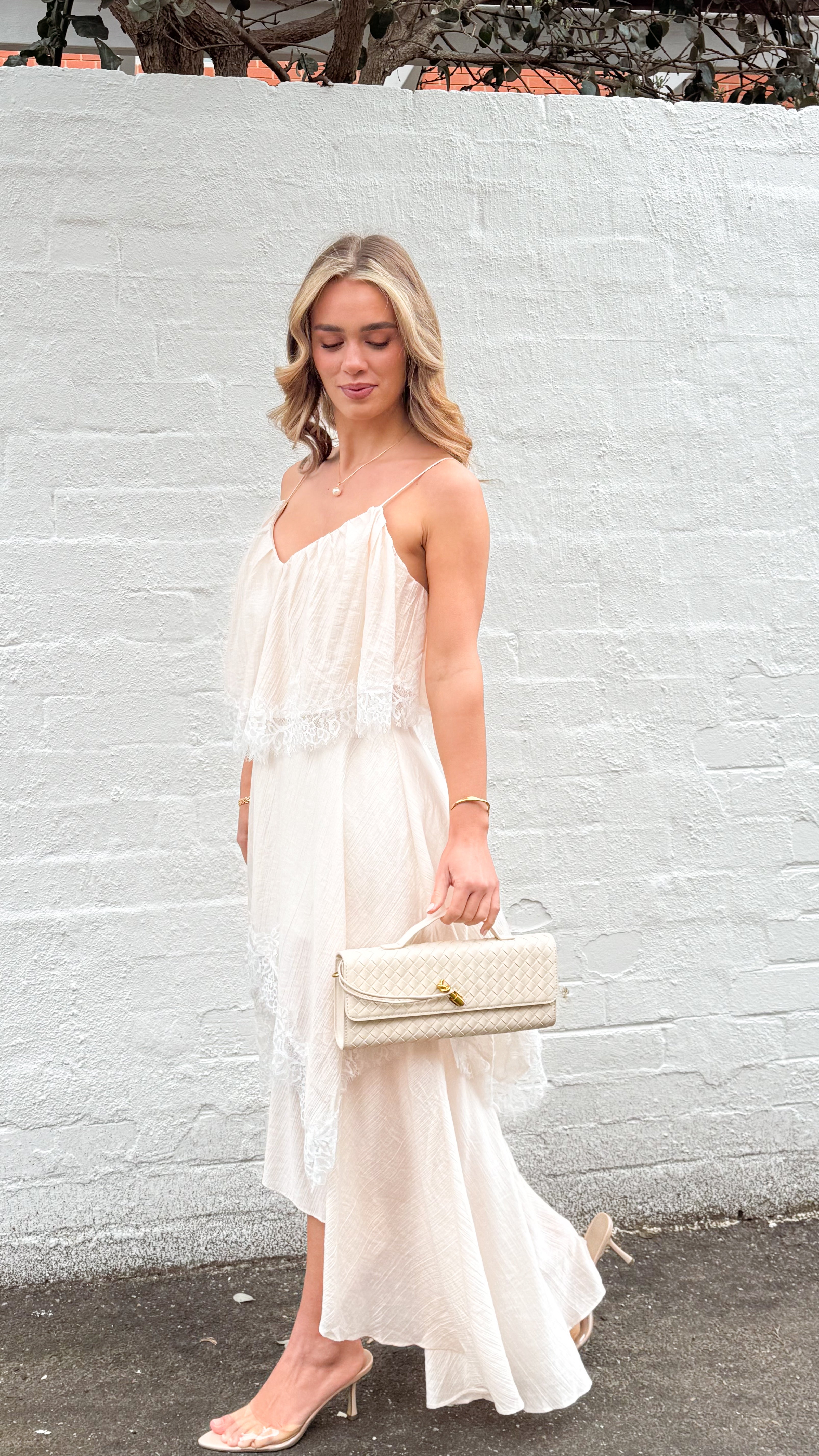 CHLOE DRESS - CREAM