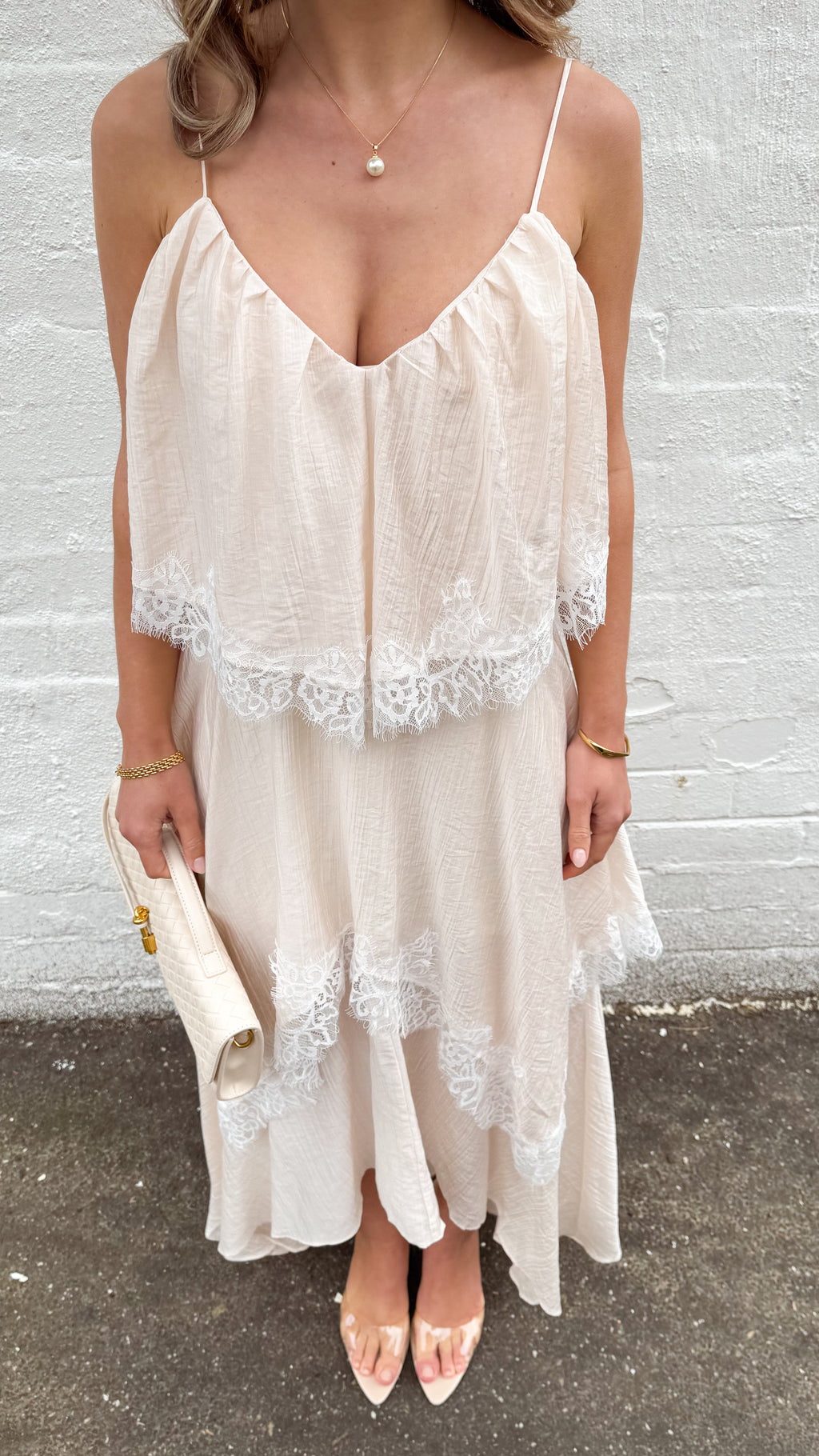 CHLOE DRESS - CREAM