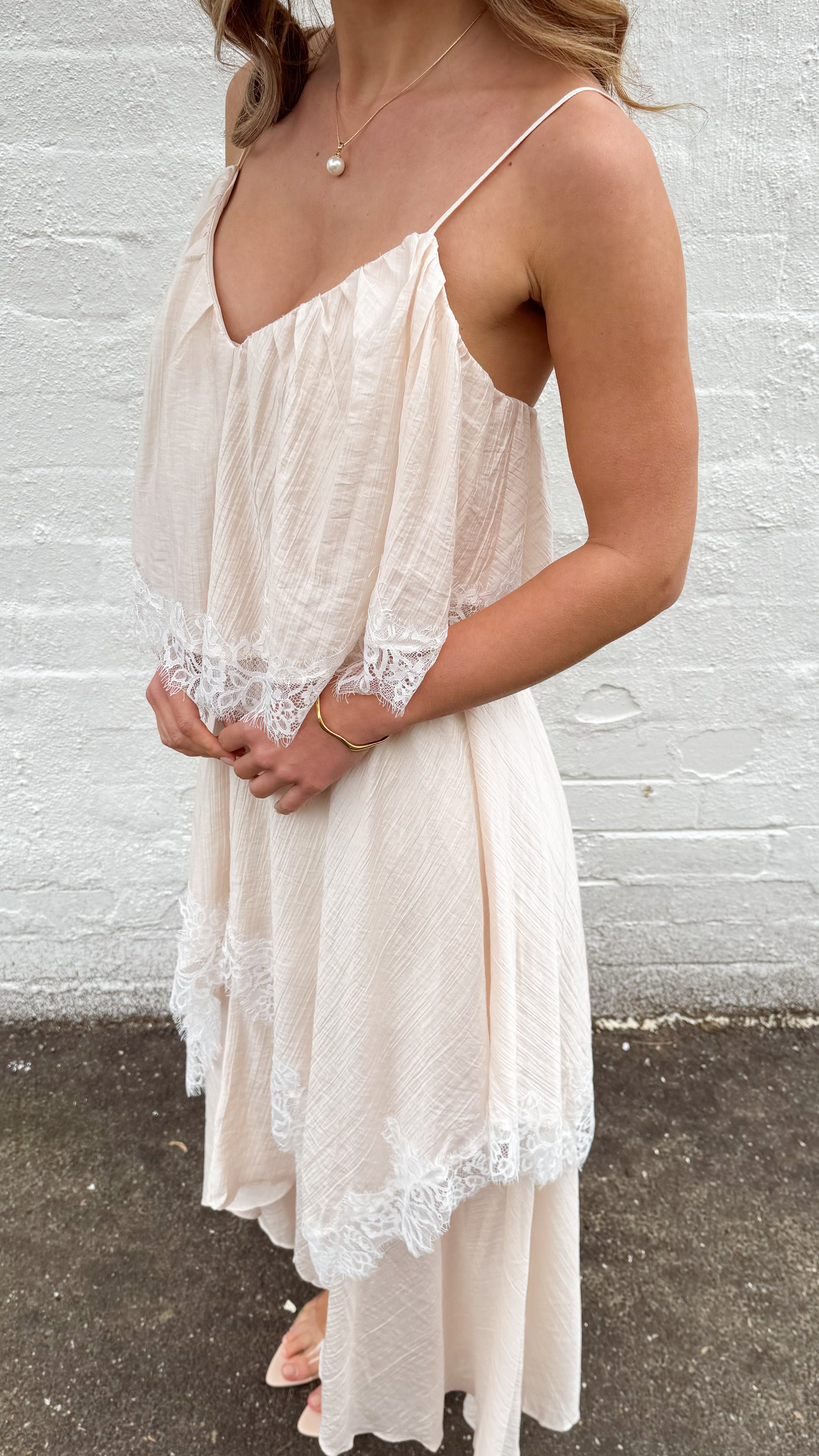 CHLOE DRESS - CREAM