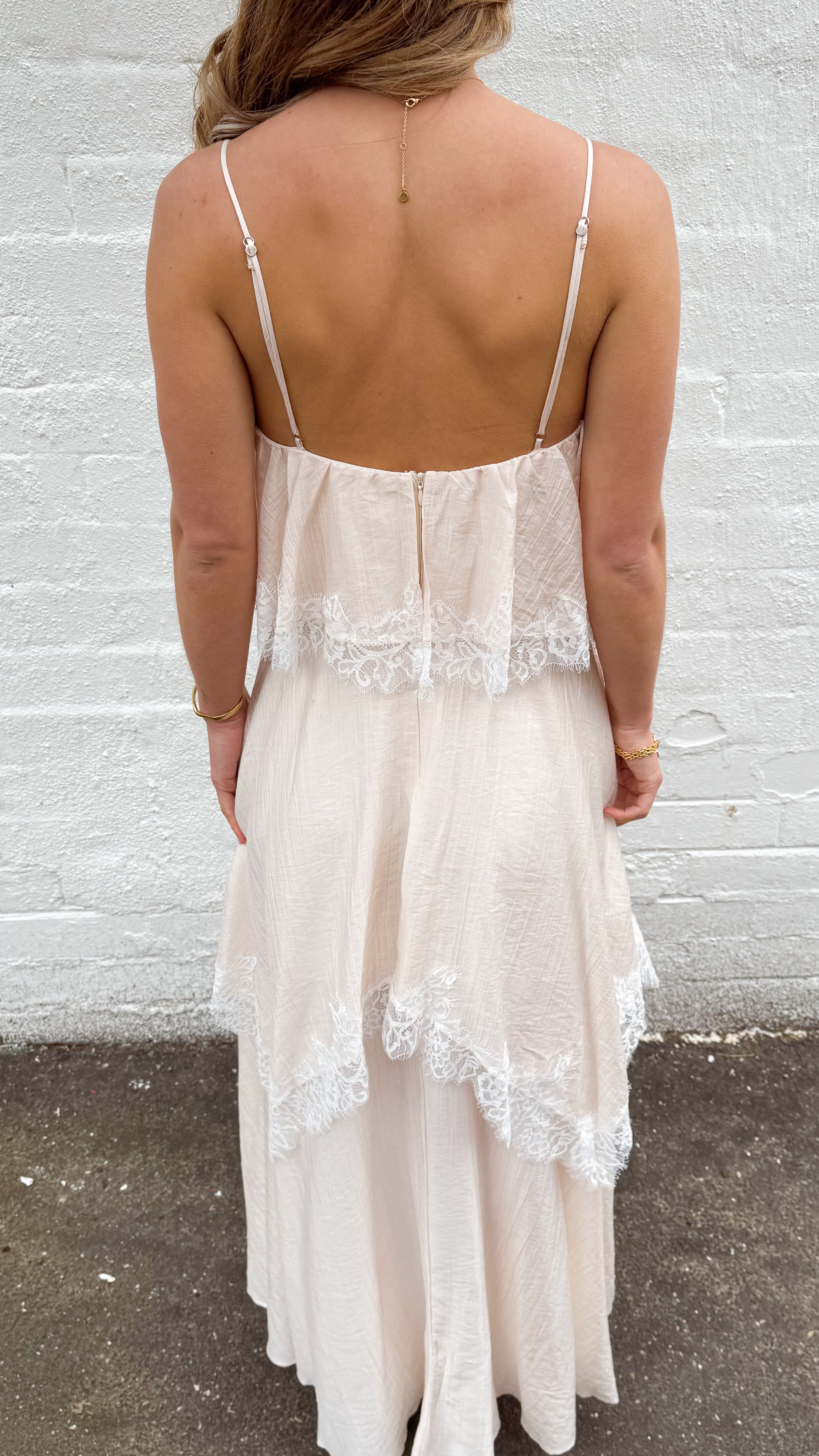 CHLOE DRESS - CREAM