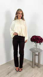 MILAN BOMBER JACKET - IVORY