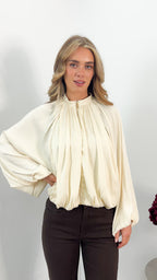 MILAN BOMBER JACKET - IVORY