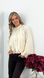 MILAN BOMBER JACKET - IVORY