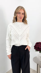 PIETRA KNIT - WHITE