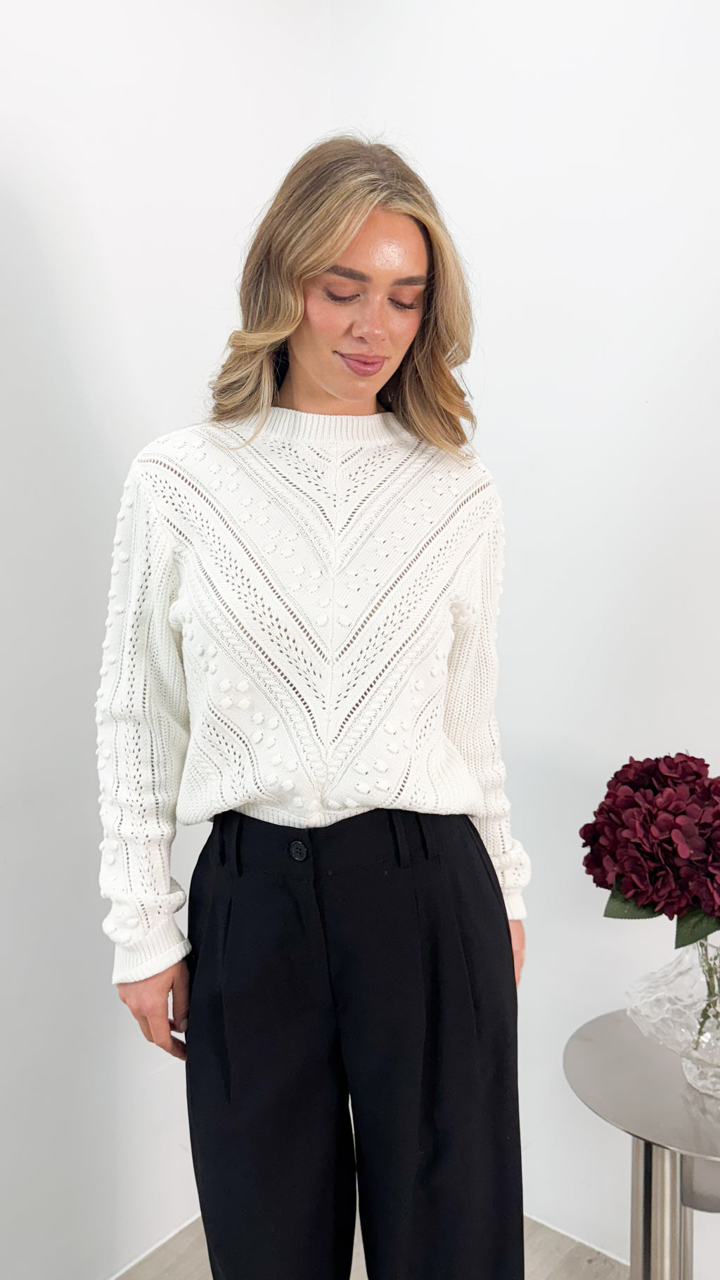 PIETRA KNIT - WHITE