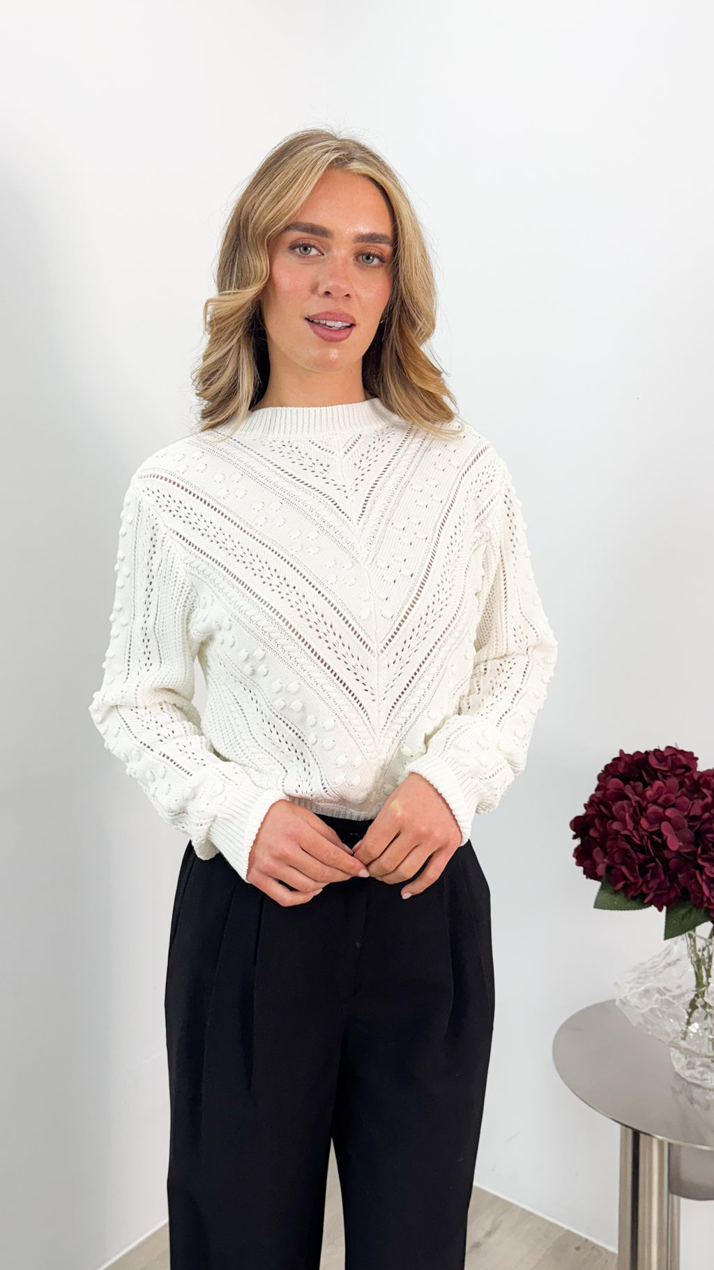 PIETRA KNIT - WHITE