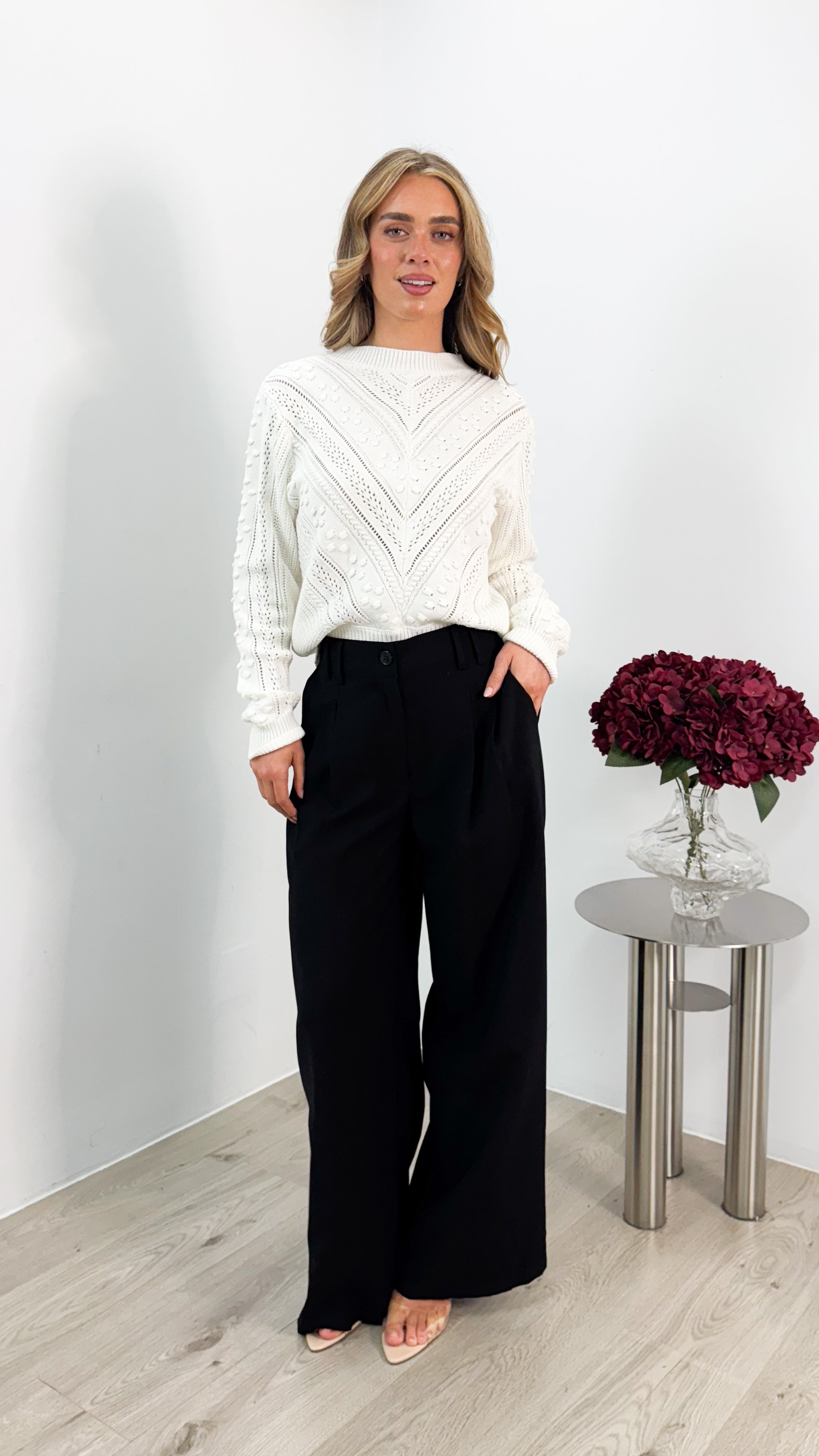 PIETRA KNIT - WHITE