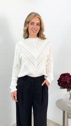 PIETRA KNIT - WHITE