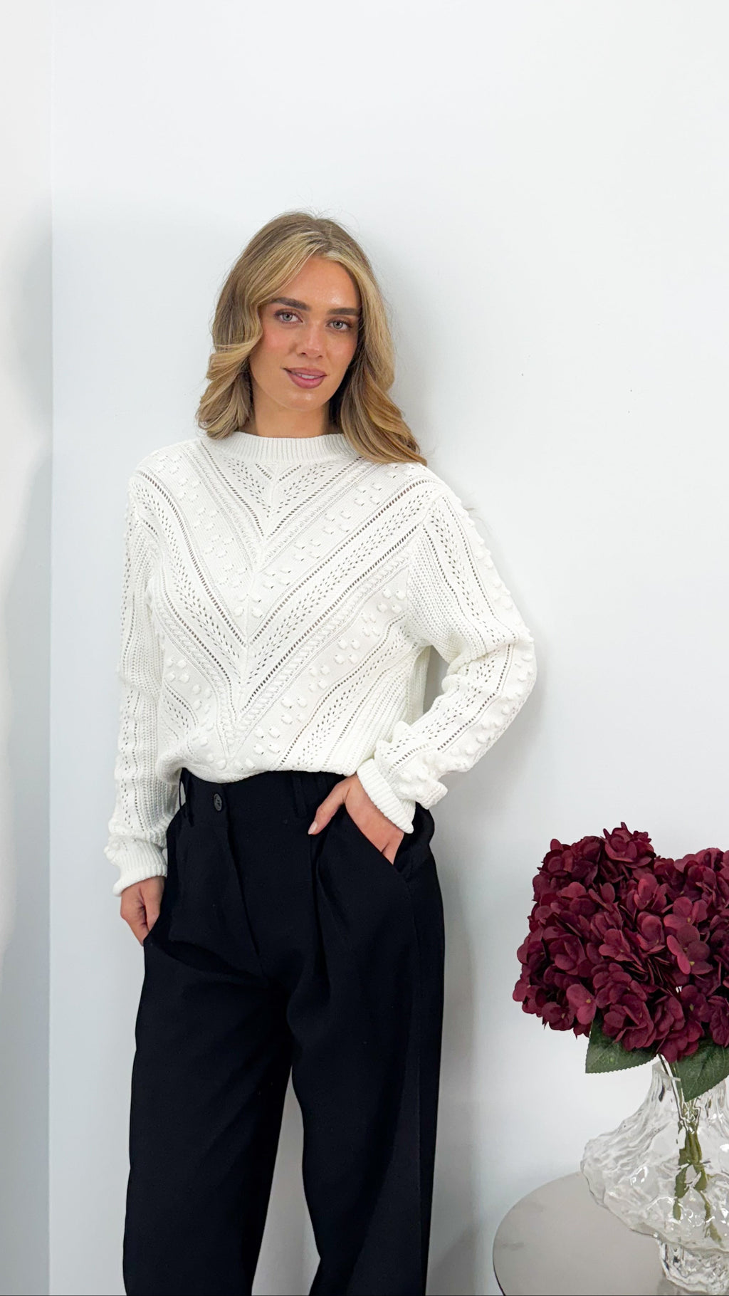 PIETRA KNIT - WHITE