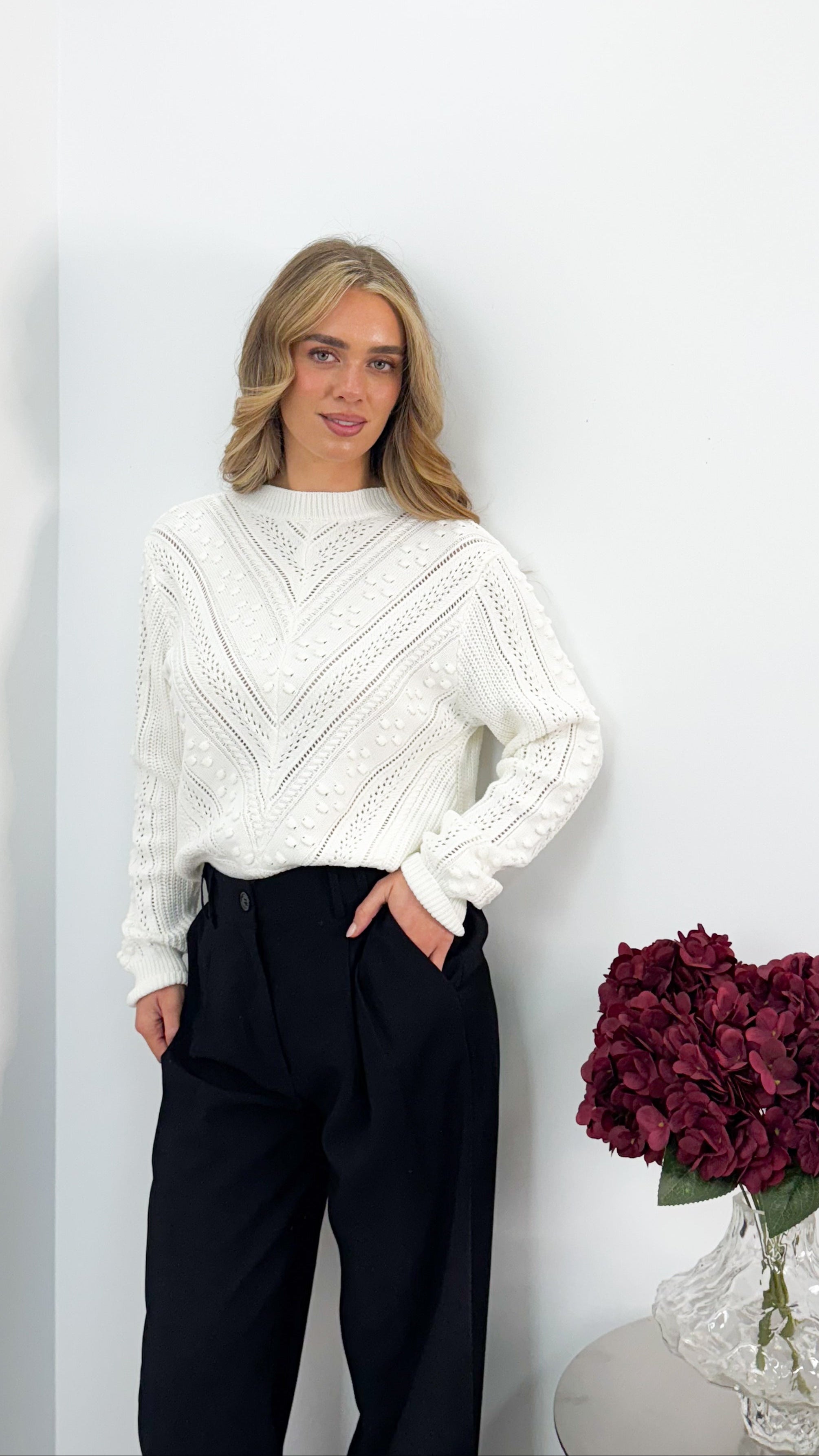 PIETRA KNIT - WHITE