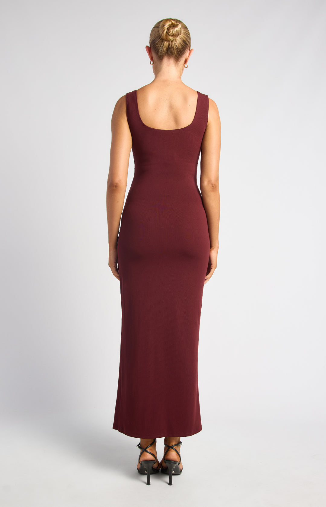 LOLA DRESS - MERLOT