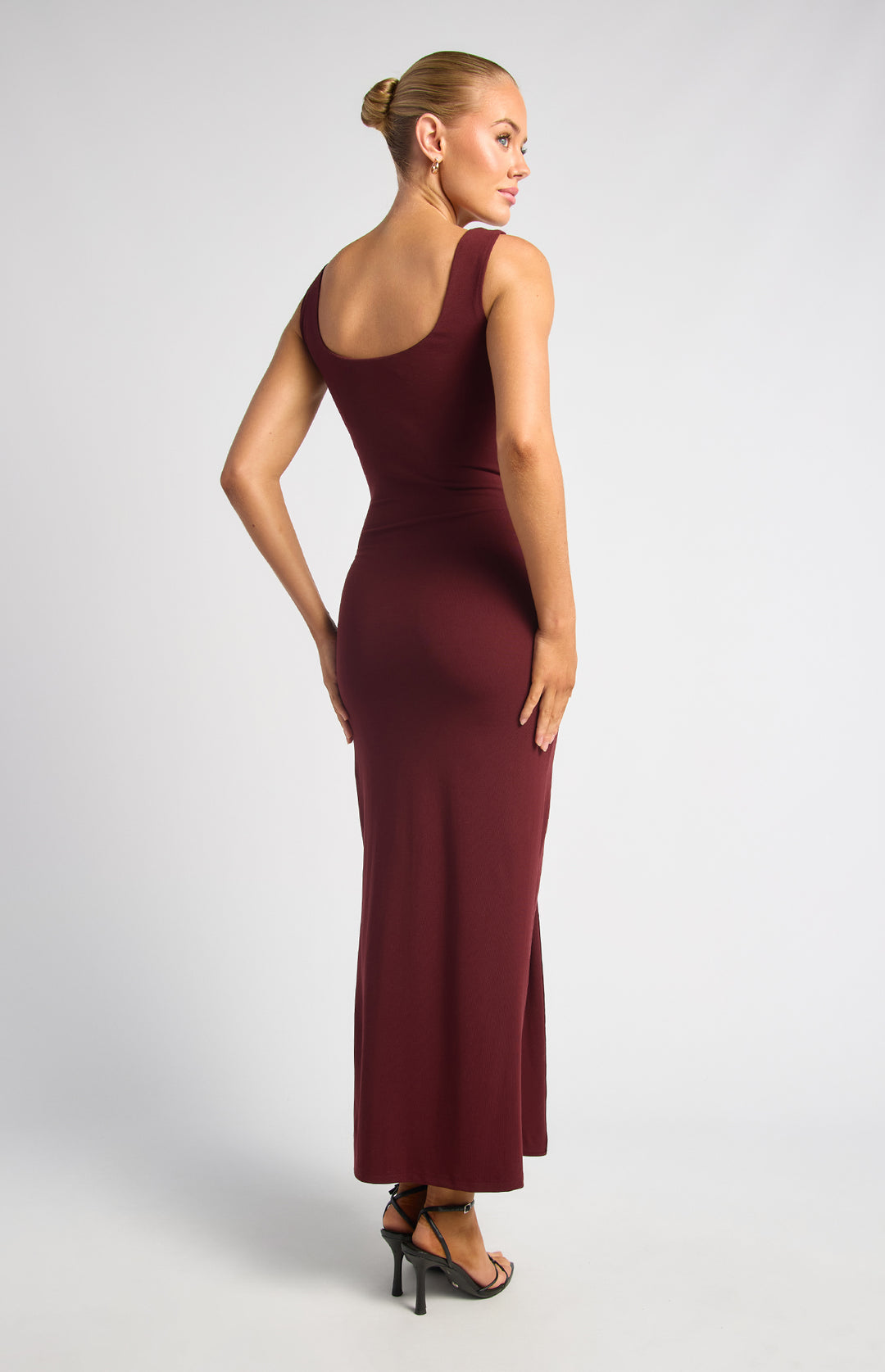 LOLA DRESS - MERLOT