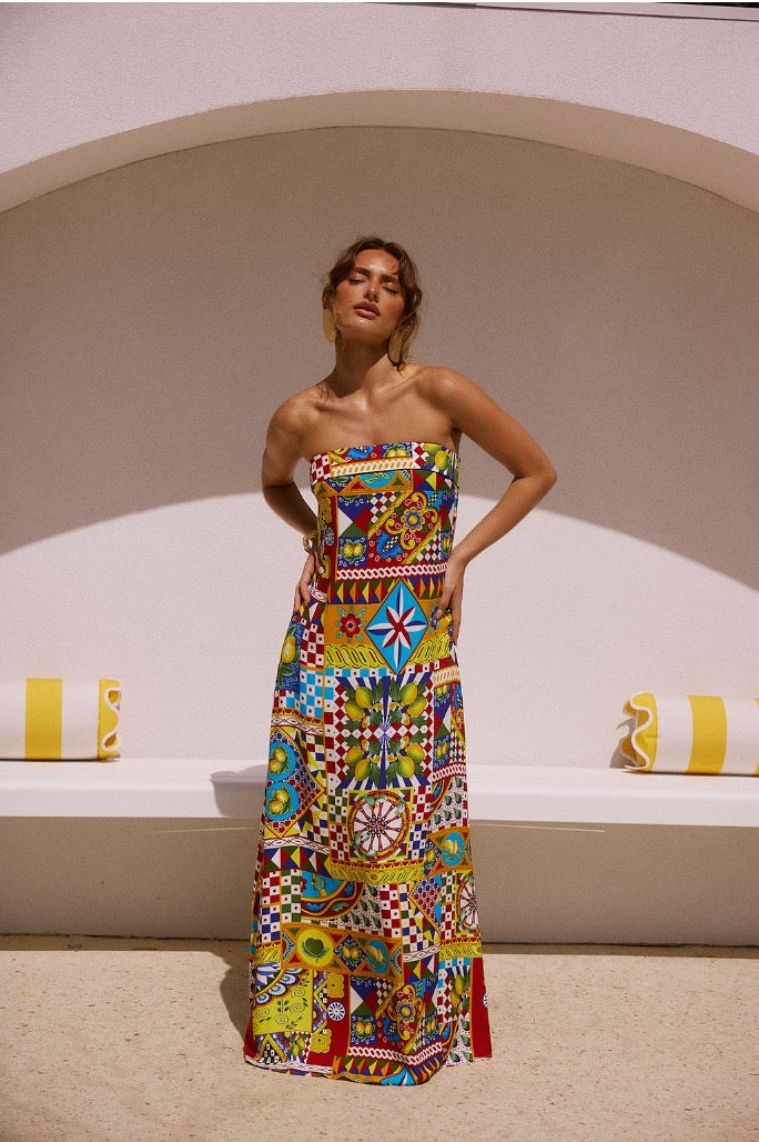 PHAEDRA MAXI DRESS - PHAEDRA PRINT