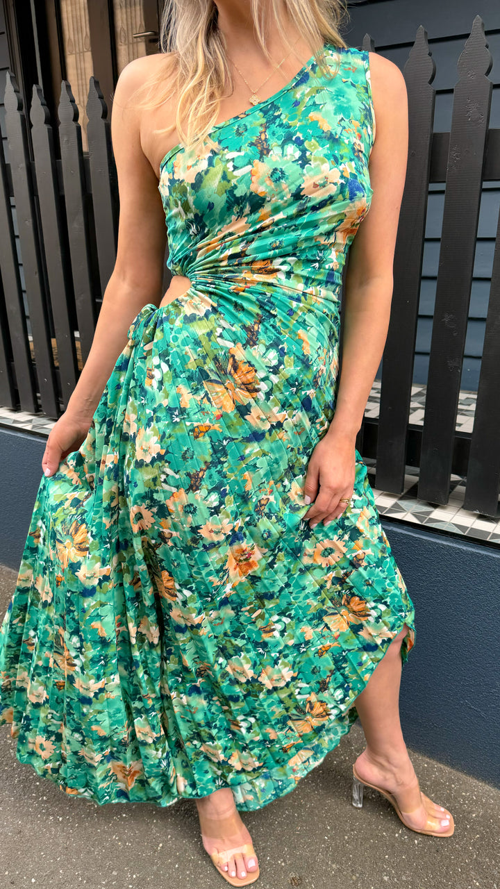 ALINA DRESS - GREEN