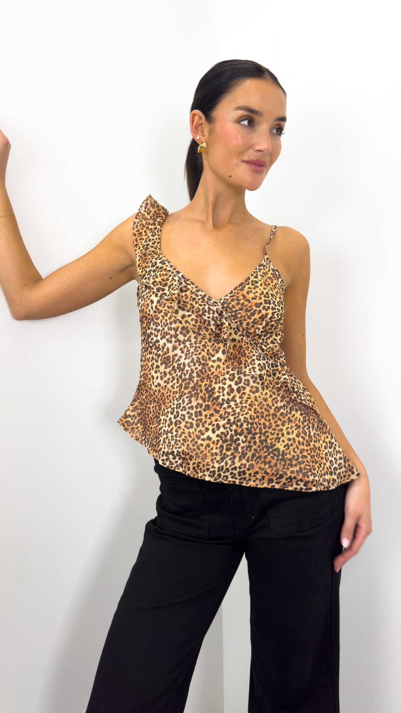 ISSA TOP - LEOPARD