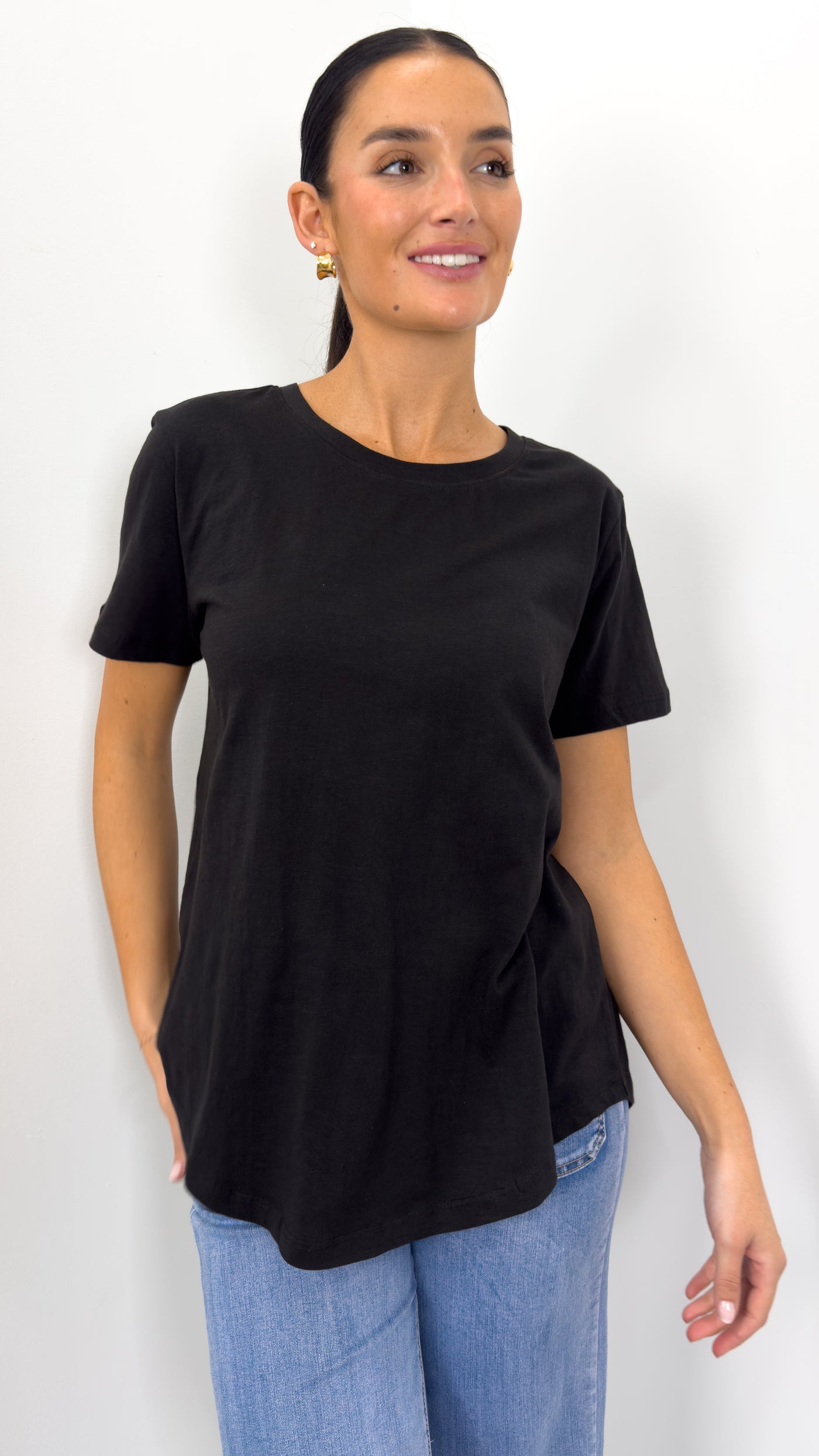 ORGANIC COTTON TEE - BLACK