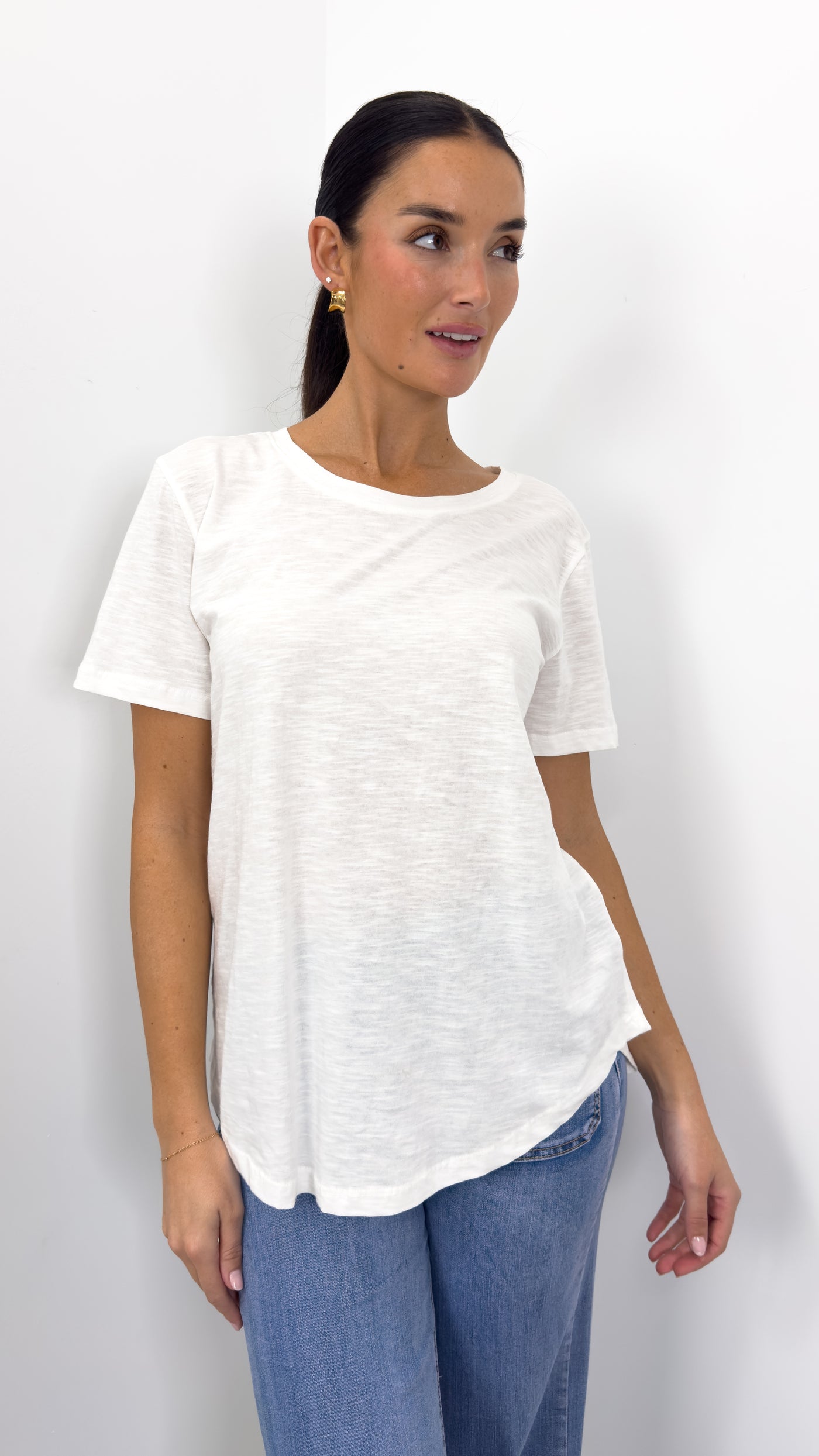 ORGANIC COTTON TEE - WHITE