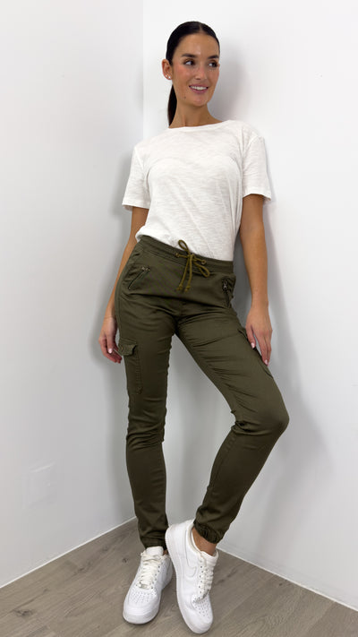 BILLY JOGGER *LONGER LENGTH* - KHAKI