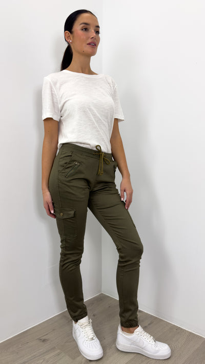 BILLY JOGGER *LONGER LENGTH* - KHAKI