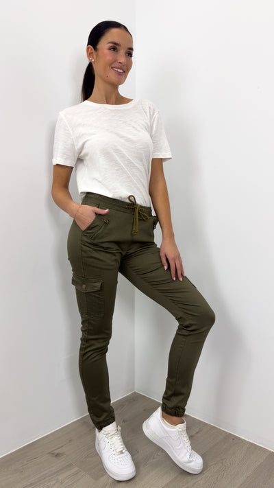 BILLY JOGGER *LONGER LENGTH* - KHAKI