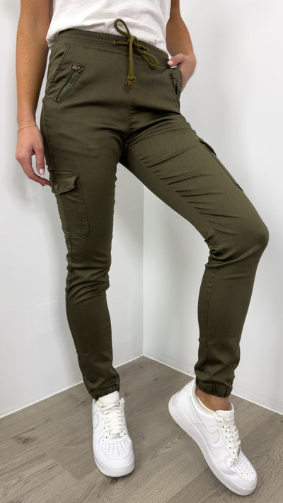 BILLY JOGGER *LONGER LENGTH* - KHAKI