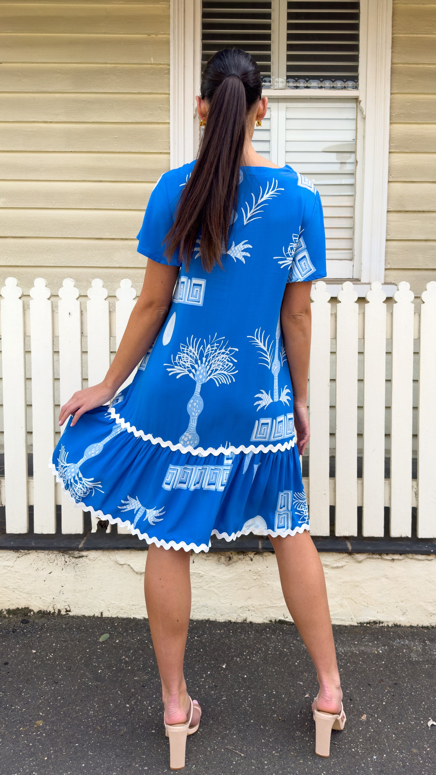 BRONTE DRESS - BLUE