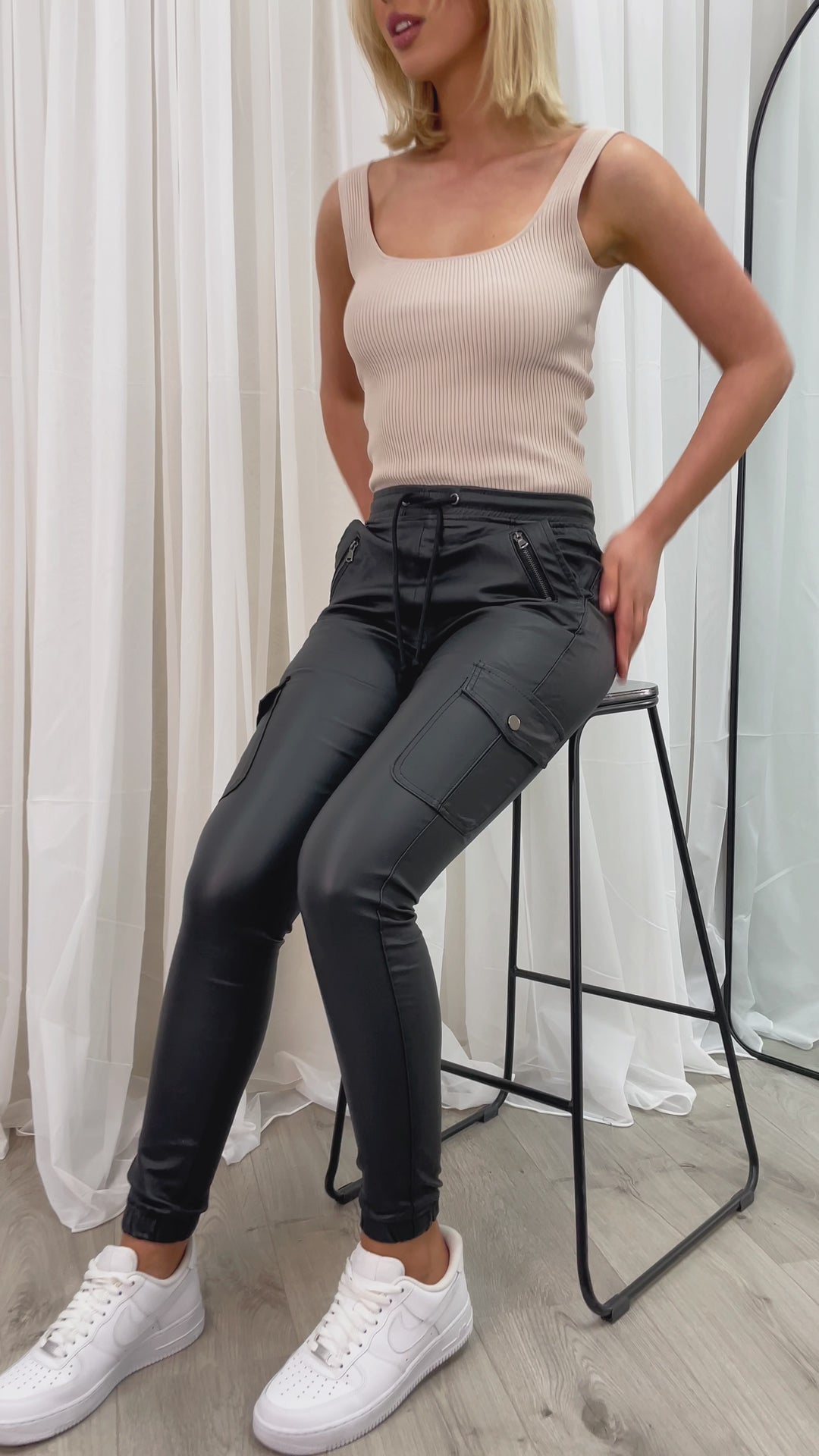 BILLY JOGGERS - WET LOOK