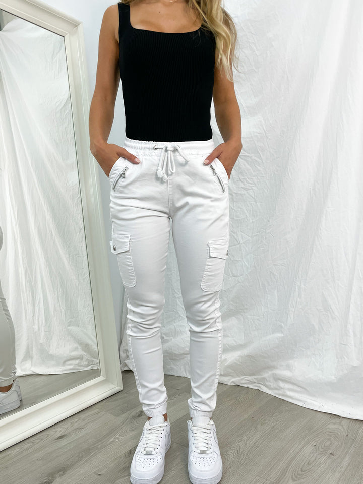 BILLY JOGGERS - WHITE