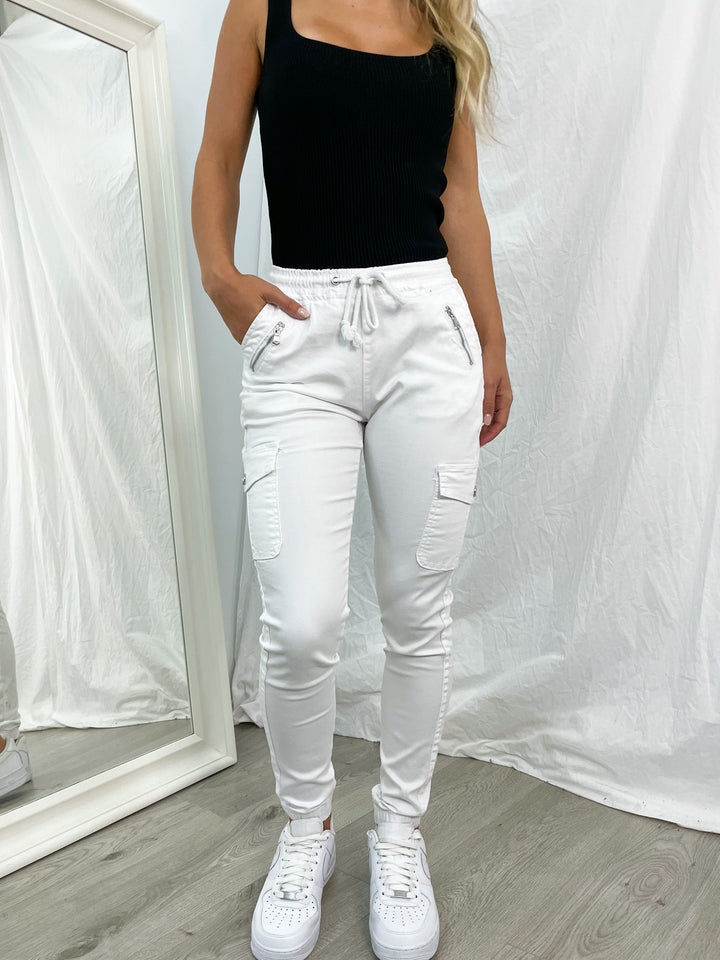 BILLY JOGGERS - WHITE
