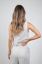 MEMPHIS TOP - BEIGE