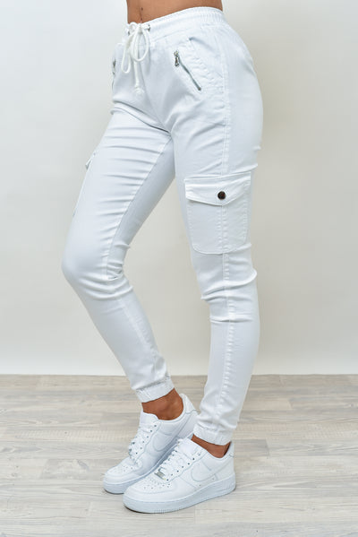 BILLY JOGGERS - WHITE