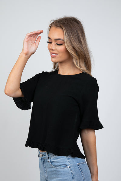 CHESTER TOP - BLACK