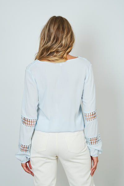 LUCIA TOP - BABY BLUE