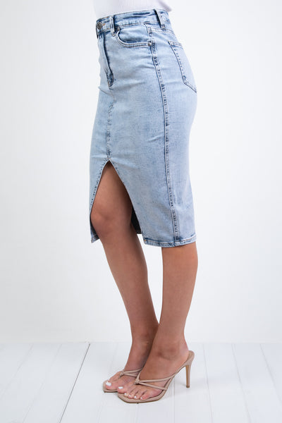 NEWMAN SKIRT - LIGHT DENIM